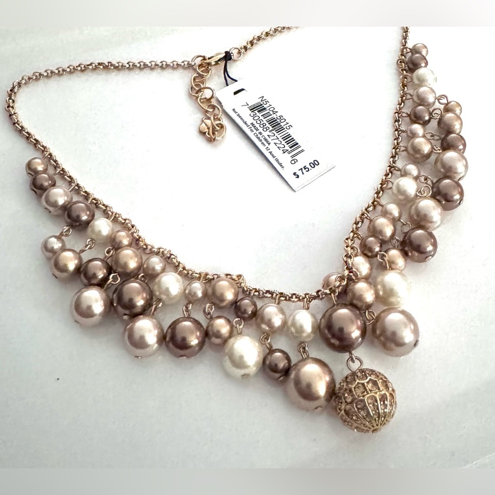 Carolee New York Gold Pearl Necklace